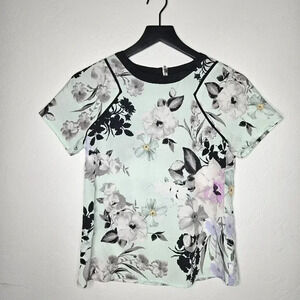 1. State Floral Short Sleeve Top Size XS‎